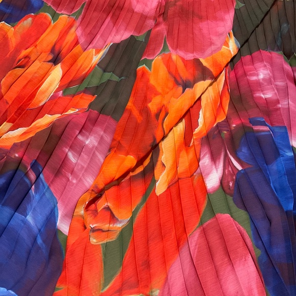 TED BAKER Evola floral-print midi skirt - Picture 4 of 5